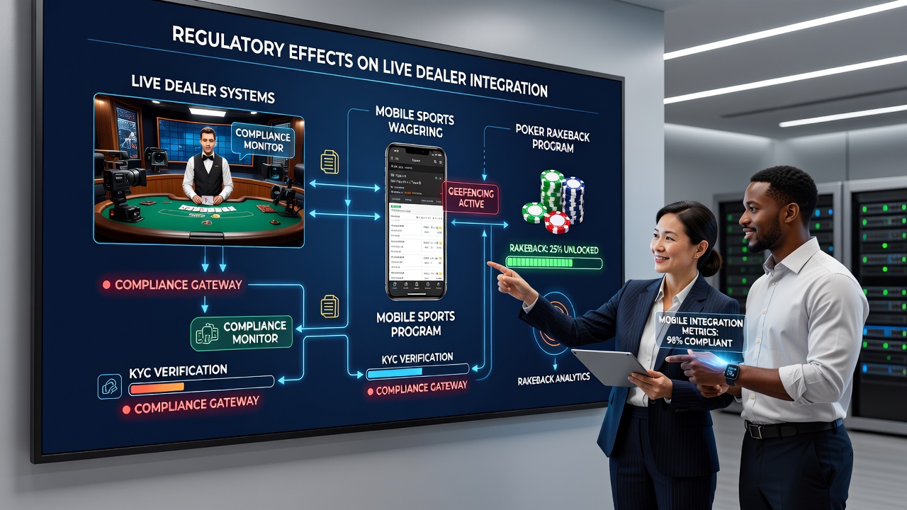 Comparison of poker rakeback and live dealer mobile integration rules by jurisdiction